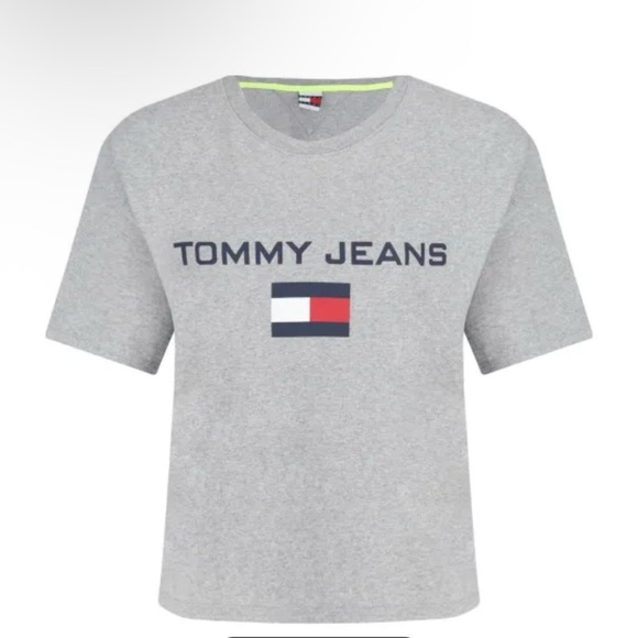 Tommy Hilfiger Tommy Jeans Gray T-Shirt size medium - Picture 1 of 2